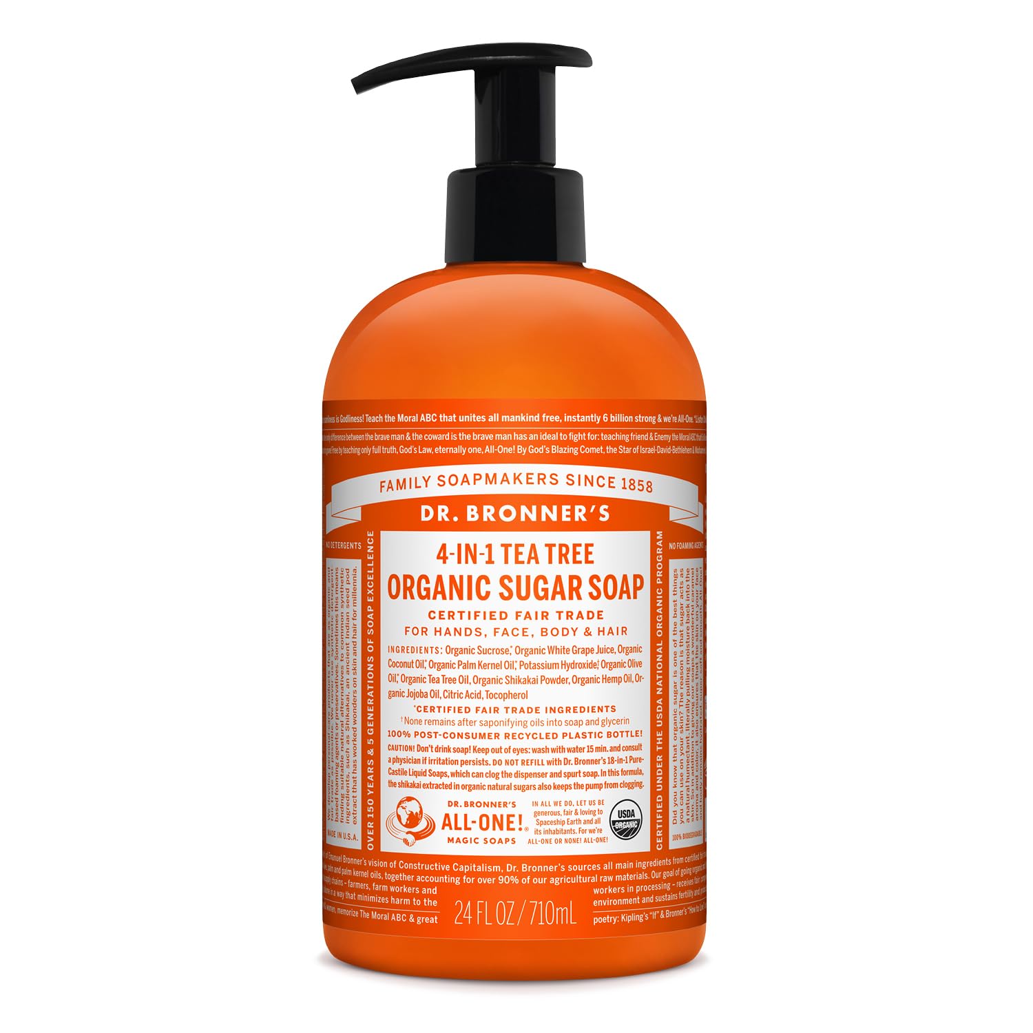 Organic Tea Tree Liquid Soap — image 1