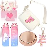 Personalized Fanny Pack for Girls, Gift Sets for Teen Girl, Birthday Gifts for 4 5 6 7 8 9 10 11 12 13 Year Old Girls, Initial Crossbody Bag Belt Bag for Girl Kids (F)