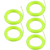 FSQLB 0.095" Pre-Cut Twisted String Trimmer Line for Greenworks Cordless String Weed Trimmers