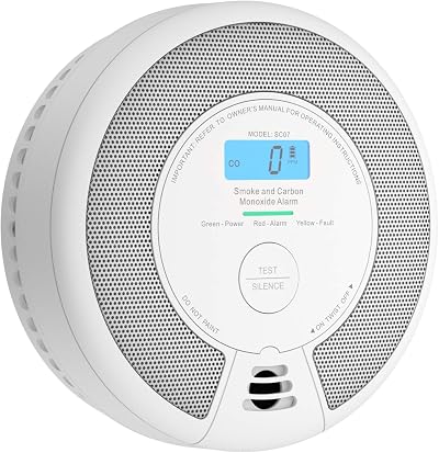 X-Sense SC07 Combination Smoke and CO Alarm with LCD 10-Year Battery EN