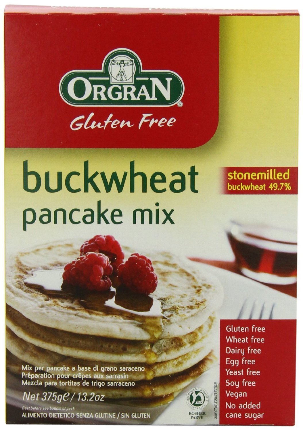 Buckwheat Pancake Mix (375g) x 2 *Twin DEAL Pack* Amazon.co.uk