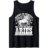 Aries Zodiac Sign Horoscope Astrology Humor Costume Tank Top