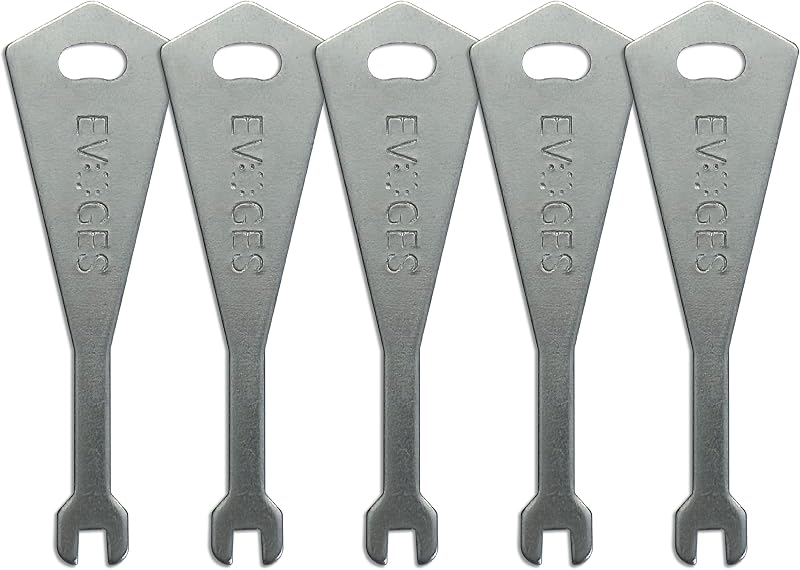 EVOGES Replacement Test Fish Key for Emergency Light Grid Switches (Pack of 5)