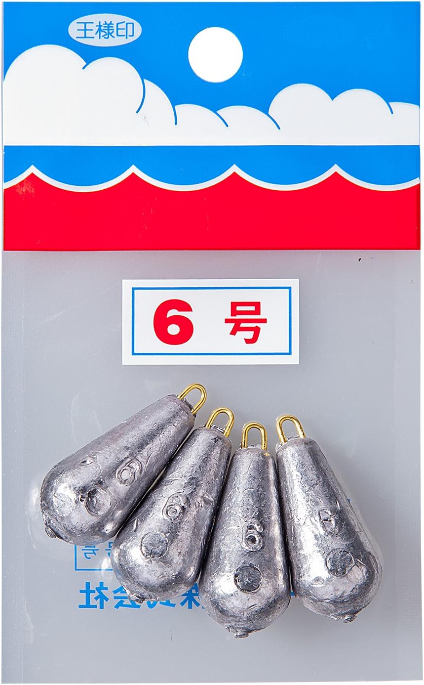 Amazon 第一精工 おもり パックオモリナス型 6号 釣り 第一精工 オモリ シンカー