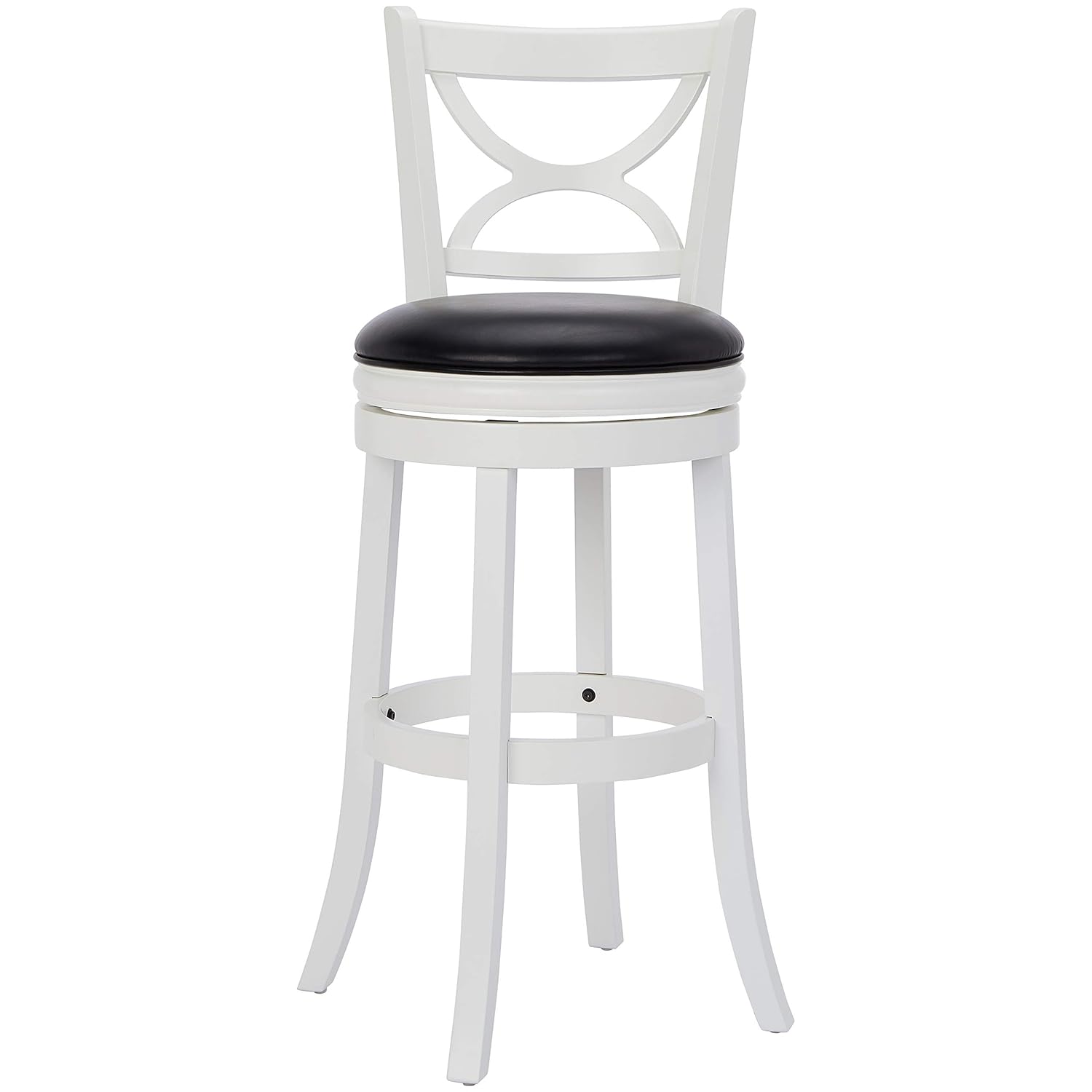 Best white leather kitchen swivel chairs