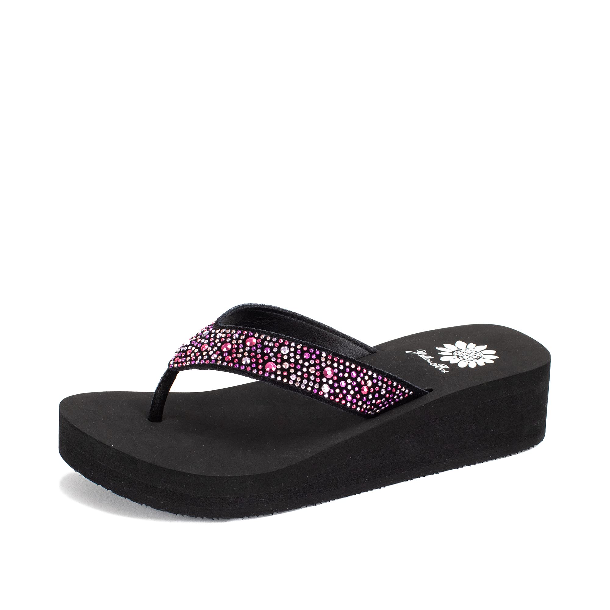 Yellow Box Women's Africa Purple Multi Flip Flop 6.5 M US Image Yellow Box Women's Africa Purple Multi Flip Flop 6.5 M US Image