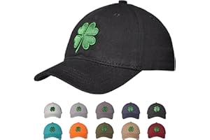 TSSGBL Kids Toddler Boys Girls Baseball Hat Unstructured Soft Crown Lucky Shamrock Ball Cap Ages 2-4T, 5-8 Years