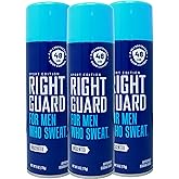 Right Guard, For Men Who Sweat, Antiperspirant Deodorant Aerosol Unscented - 6 oz, Pack of 3