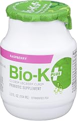 Bio-K Plus Organic Raspberry Fermented Pea Probiotic, 3.5 Fl Oz
