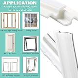 WanderGo Window Draft Excluder T Shape 236 Inch White Self-Adhesive view 6