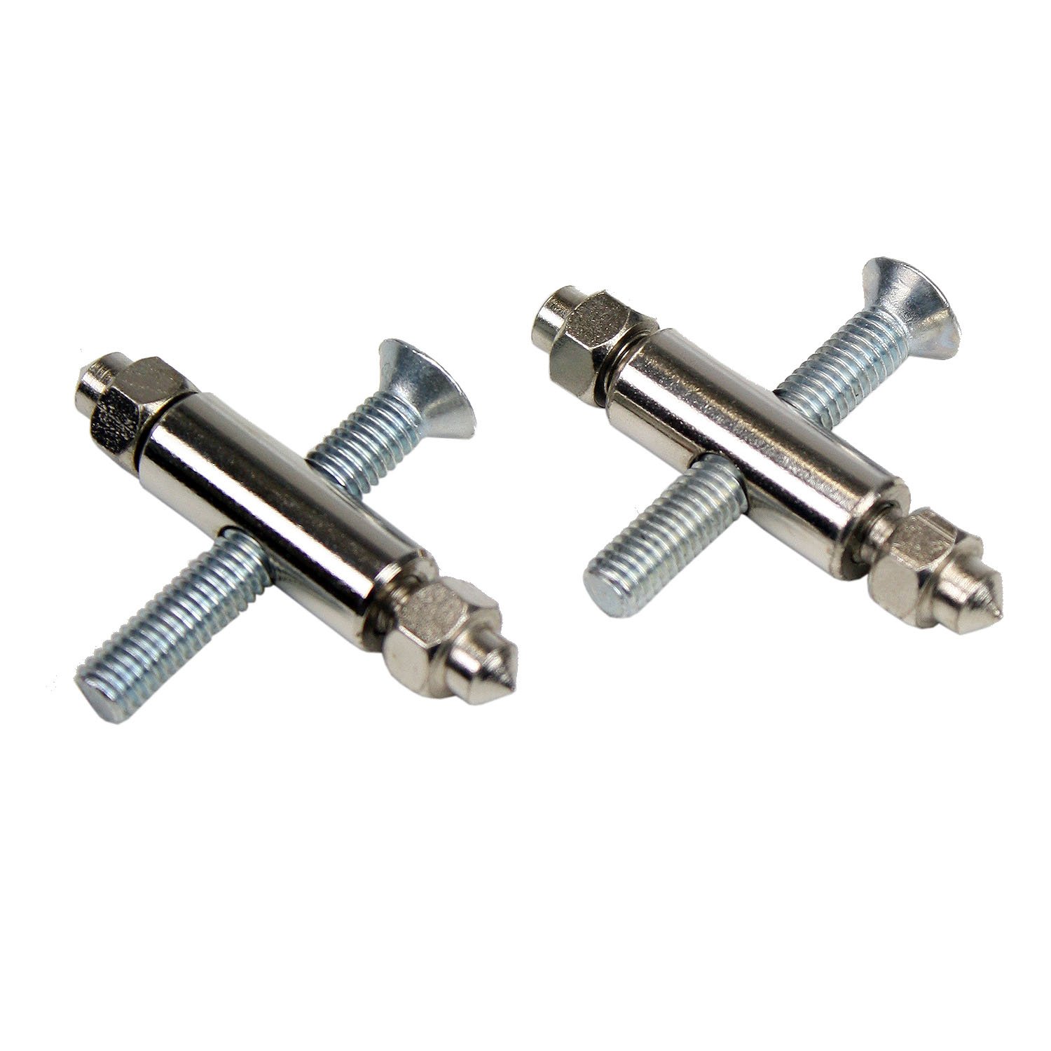 EUROHUNT 560896 Trophy Holder for Roe Buck Horns 2 Pieces in Pack Silver