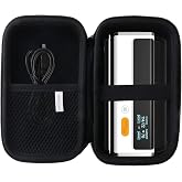 JINMEI Hard EVA Carrying Case Compatible with Lovia/Wellue Smart Blood Pressure Monitor,Upper Arm Cuff BP Machine Storage case.