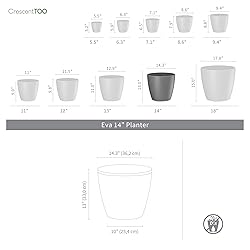 Crescent Too Eva Decorative Planter Modern