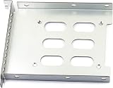 jujinglobal 2pcs 2.5 to 3.5 Inch Metal HDD SSD Mounting Bracket Adapter for PC view 2