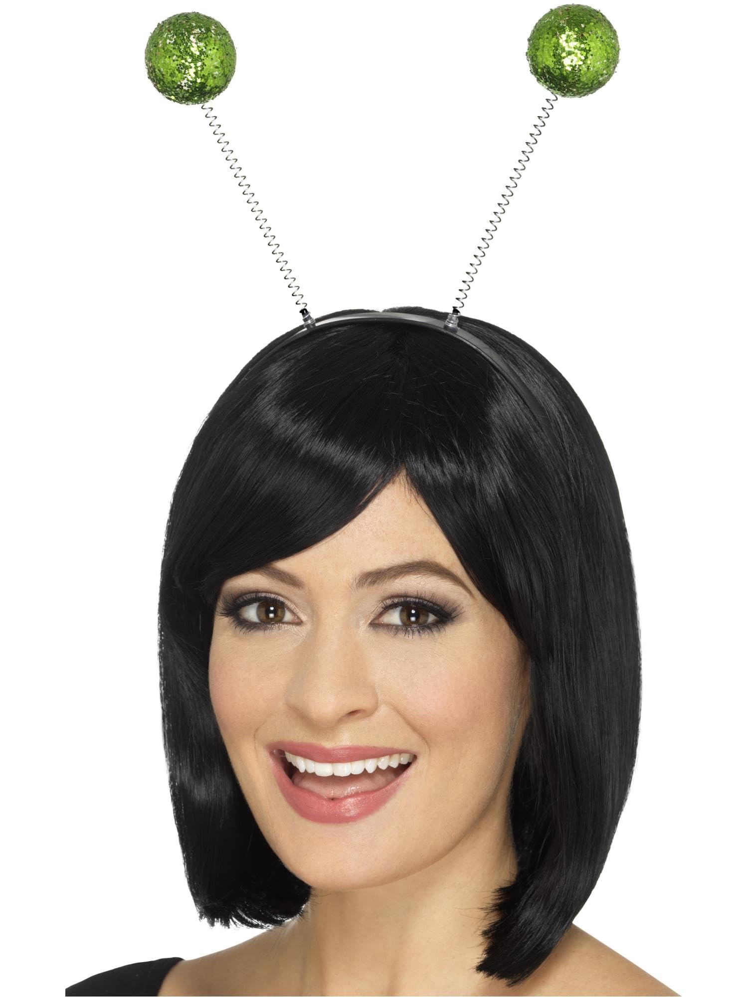 Smiffys Glitter Ball Boppers, Green , Party & Carnival Fancy Dress, Adult Dress Up Accessories