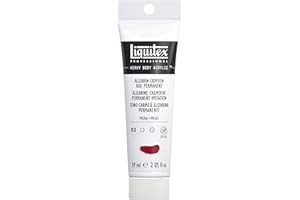 Liquitex Professional Heavy Body Acrylic Paint, 2-oz (59ml) Tube, Alizarin Crimson Hue Permanent