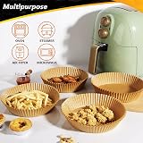 ColoZee 9.5 Inch Air Fryer Liners, 100pcs Disposable Parchment Paper view 7