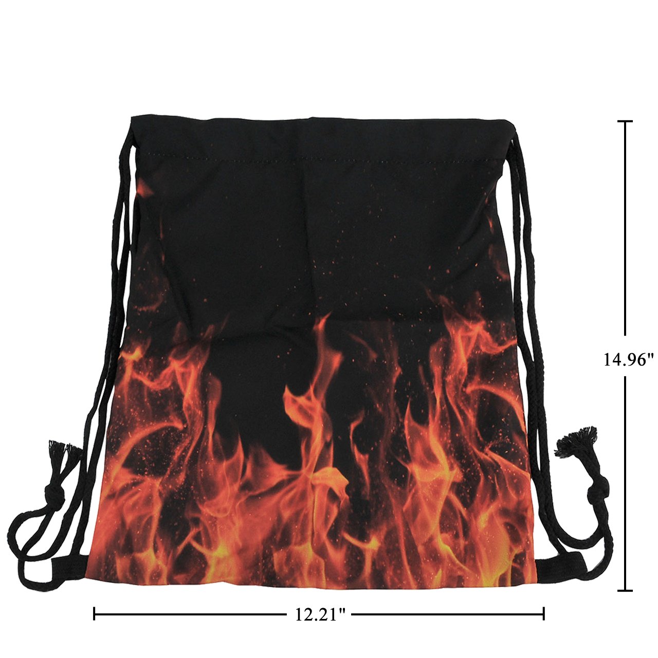 CHIC DIARY Hipster Segeltuch Rucksack Gym Sack Turnbeutel Beutel Sportbeute 3D Aufdruck Jutebeutel Muster Stringbags Tasche Bag