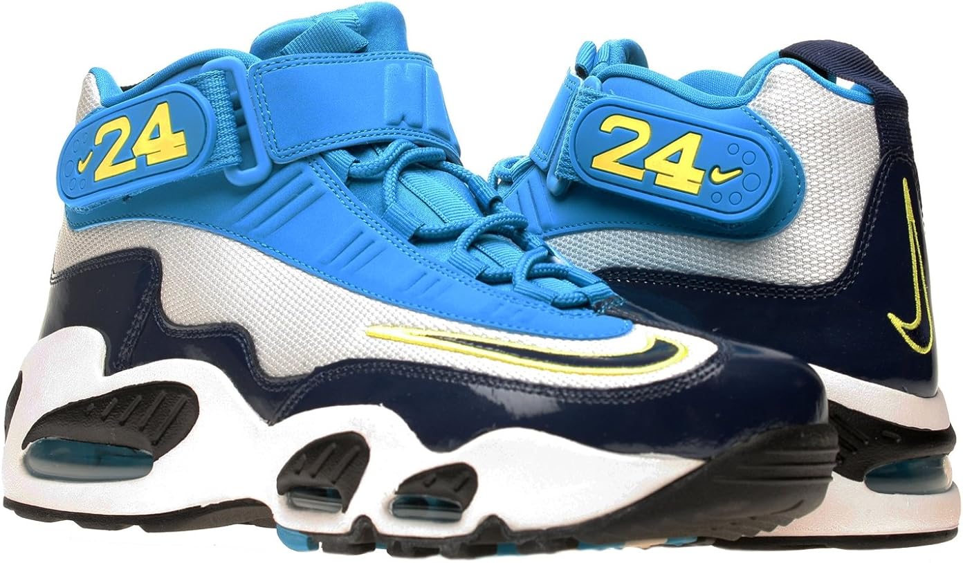 Amazon.com | Nike Mens Air Griffey Max 1 Sneakers Shoes-Blue/White-7.5 | Basketball