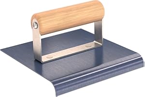 Bon 22-778 6-Inch by 6-Inch Blue Steel Sidewalk Edger with 1/2-Inch Radius and 5/8-Inch Lip with Wood Handle
