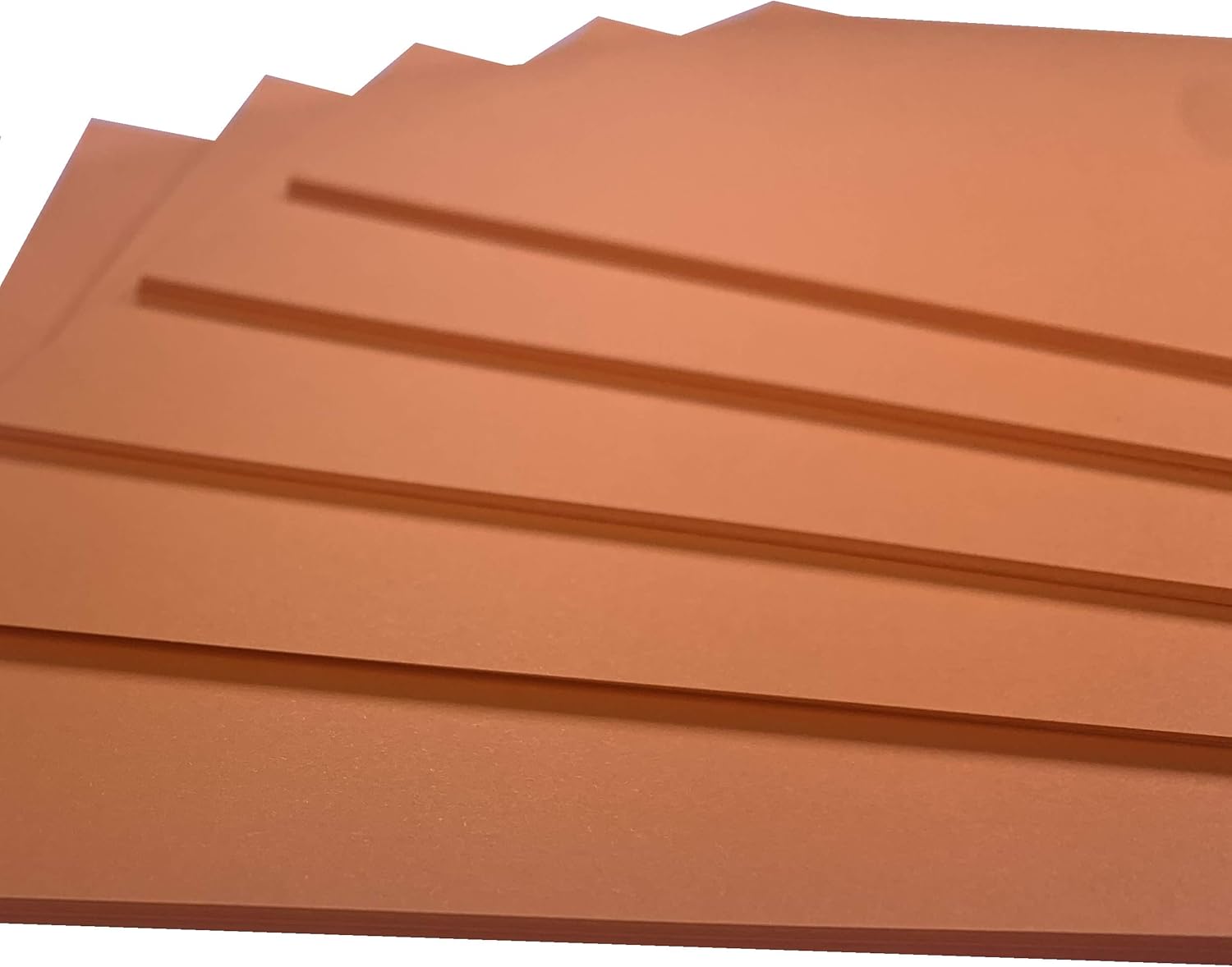 NatNip A5 Orange Card Paper Printer - 160gsm 40 Sheets - Coloured Craft Card - Suitable for Craft, Printing, Copying, Photocopiers