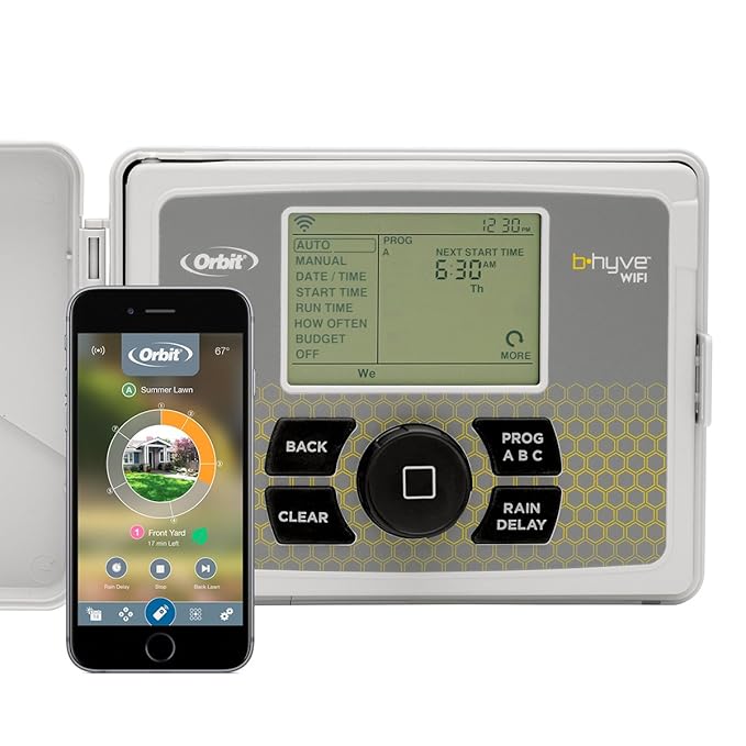 Orbit 57946 Bhyve Smart Indoor/Outdoor 6Station WiFi Sprinkler System