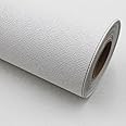 auxua Premium Wall Paper Peel and Stick Modern 17.7" X 196"- Extra Thick, Durable & Luxurious - Light Textured Grasscloth Peel and Stick Wallpaper for Bathroom, Bedroom, Furniture