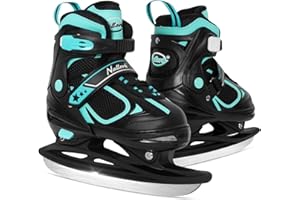MammyGol Adjustable Ice Skates for Kids Boys Girls, Fun Ice Skates for Outdoor and Rink