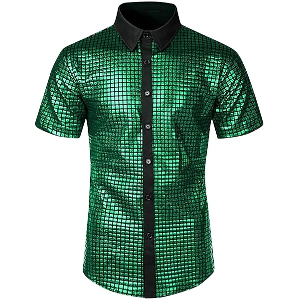 Gsywaipei Men's Leopard Print Polo Shirt Golf Athletic
