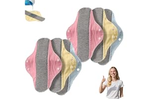 Reusable Leak-Proof & Waterproof Washable Incontinence Pads, Reusable Graphene Menstrual Pads, Pure Cotton, for Elderly Care 