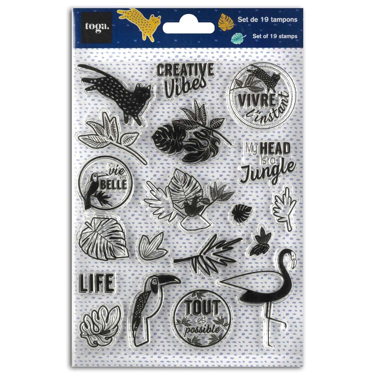 Toga Transparent Silicone Stamp, 14 x 18 cm