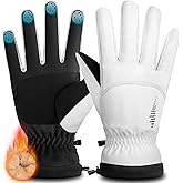 rivmount Winter Waterproof Ski Snow Warm Gloves for Women Men, Windproof Cold Weather Thermal with Touchscreen Fingers, for Running Driving Cycling Hiking Biking Outdoor Sports Daily Work