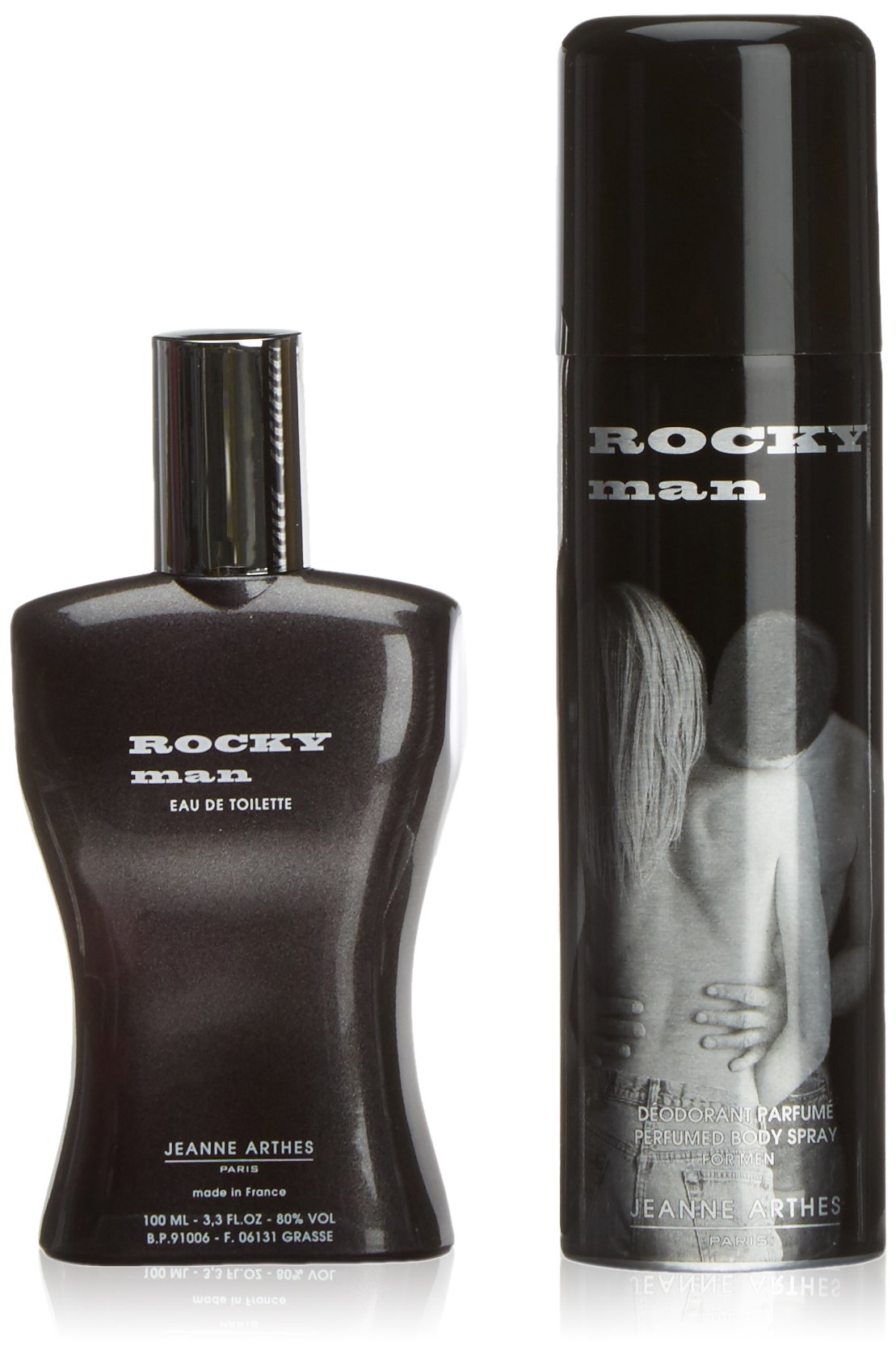 Jeanne Arthes Rocky Man EDT/Body Spray Set, 200 ml