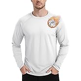 TACVASEN Men's Thermal Shirt Long Sleeve Fleece Lined Base Layer Lightweight Athletic Undershirt Winter Tops Workout