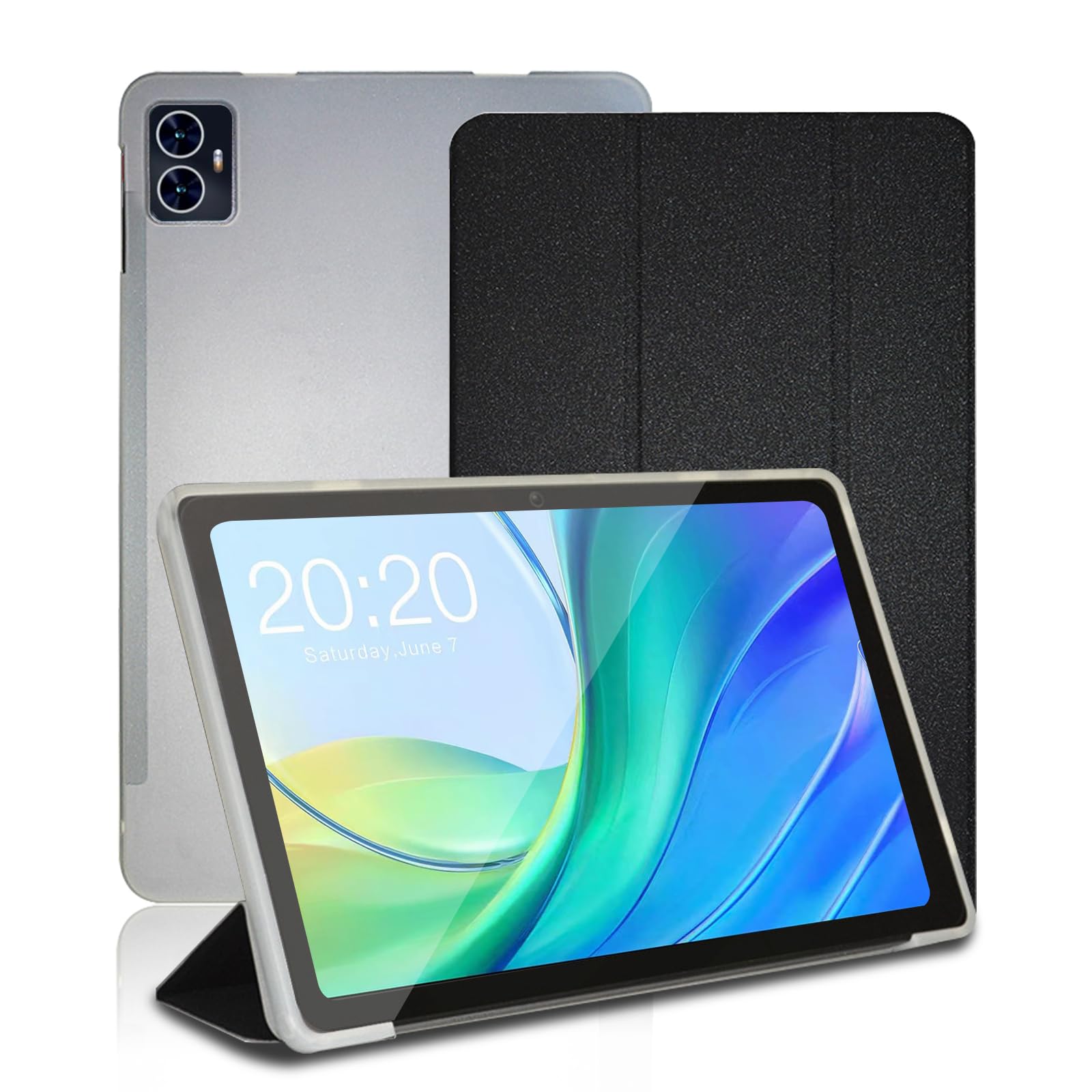 Case for Teclast M50, 10.1 inch, Smart Case Cover for Teclast M50 with Multi-Viewing Angles, Comprehensive Protection. (Black)