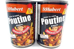 St Hubert Smoked Bacon Poutine Gravy, 398ml/13.5 fl. oz., Cans (2pk) {Imported from Canada}