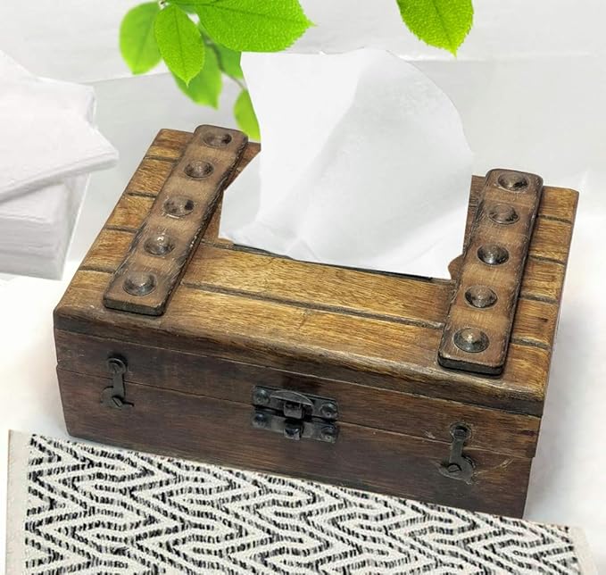 Tissue Holder/Tissue Holder for Dining Table/Tissue Holder Wooden