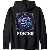 Pisces Zodiac Sign Pisces Birthday Pisces Astrology Zip Hoodie