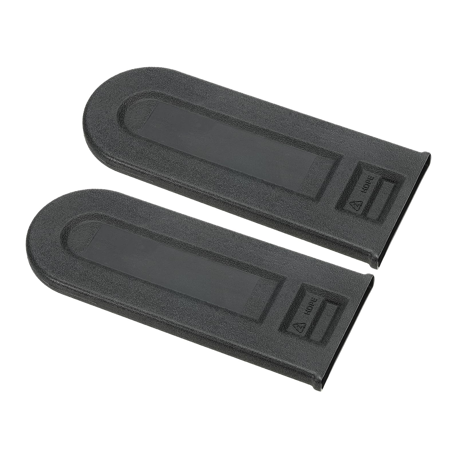 PATIKIL 8" Chainsaw Chain Cover, 2Pcs Plastic Durable Chain Saw Bar Protective Cover Scabbard Guard for Chainsaw Accessories Replacement Parts, Black