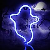 Neon Ghost Sign LED Neon Light Halloween Decoration
