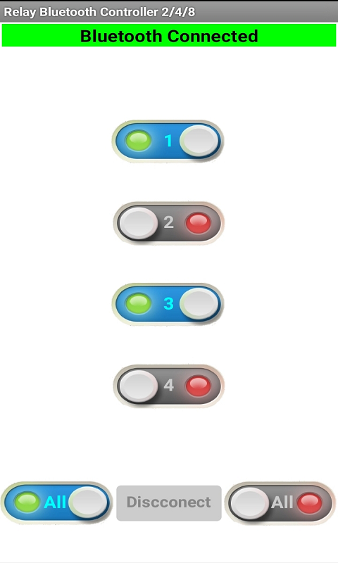 Relay Bluetooth Controller 2/4/8 - NO AD'S