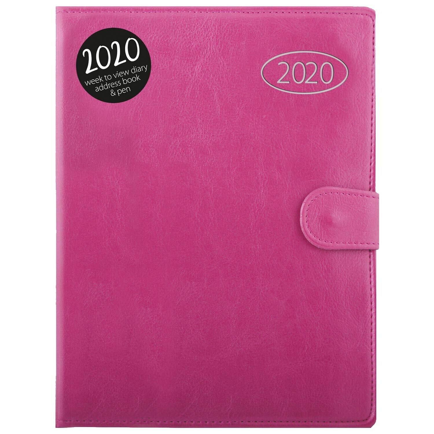 2020 A5 Week to View Diary Personal Organiser Address Book & Pen A5