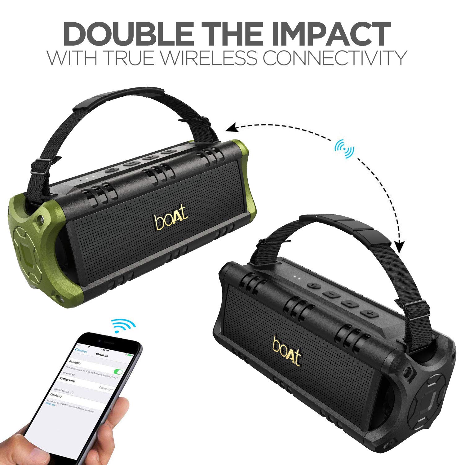 boat bluetooth speakers stone 1400