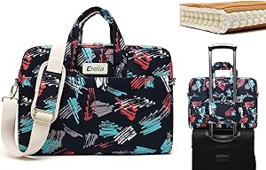 EZrelia Black Style Pattern 15 inch Waterproof Laptop Shoulder Messenger Bag Case With Rebound Bubble Protection for 14 inch-15.6 inch laptop 15 Case Bag