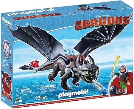Amazon プレイモービル 9246 ヒックとドラゴン ２ ヒック トゥース ブロック おもちゃ