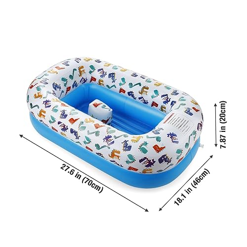 Bath Tub Amazon Small Paddling Pool PandaEar Inflatable Dinosaur
