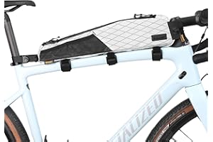 abamita Bike Top Tube Bag Bicycle Front Frame Bag Waterproof Bike Bag 2.1L with Dual Side Mesh Pockets for MTB Road Bike Cycling Commuting and Outdoor Adventures