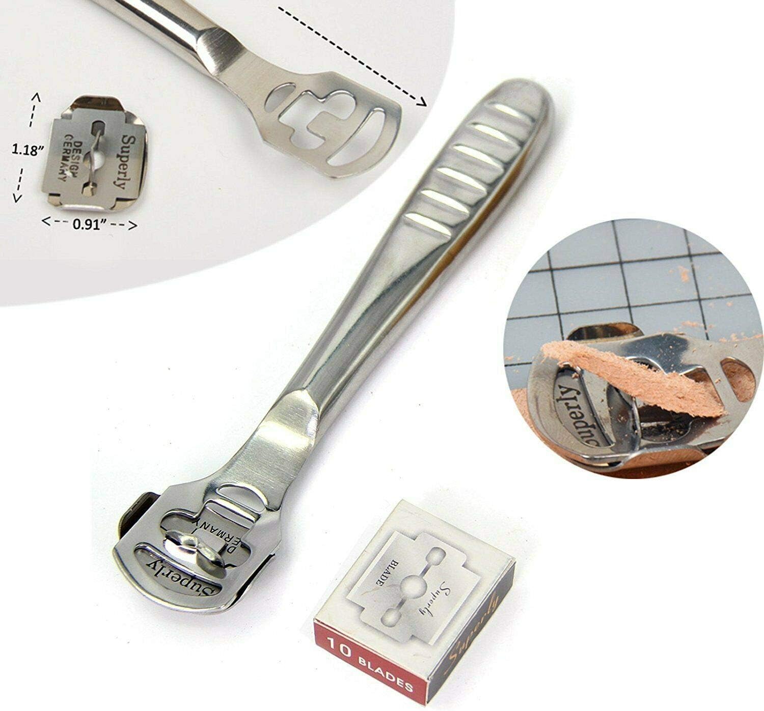 Knoweasy Leather Carft Tools Kit 18 Pcs, Leather Craft DIY Tool for Hand Sewing Stitching, Stamping Set and Saddle Making, Stitching Carving Working