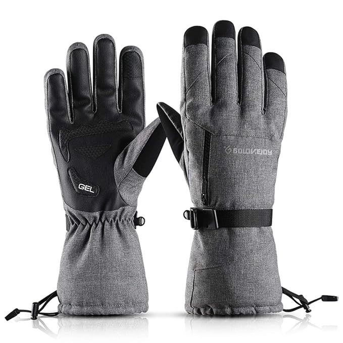 Buy Ski Gloves Winter Warm Touchscreen Windproof Outdoor Snowboard