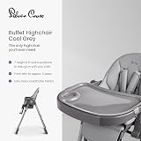 Silver Cross Buffet Highchair with Silicone Tray Grey Foldable 7 Heights view 2